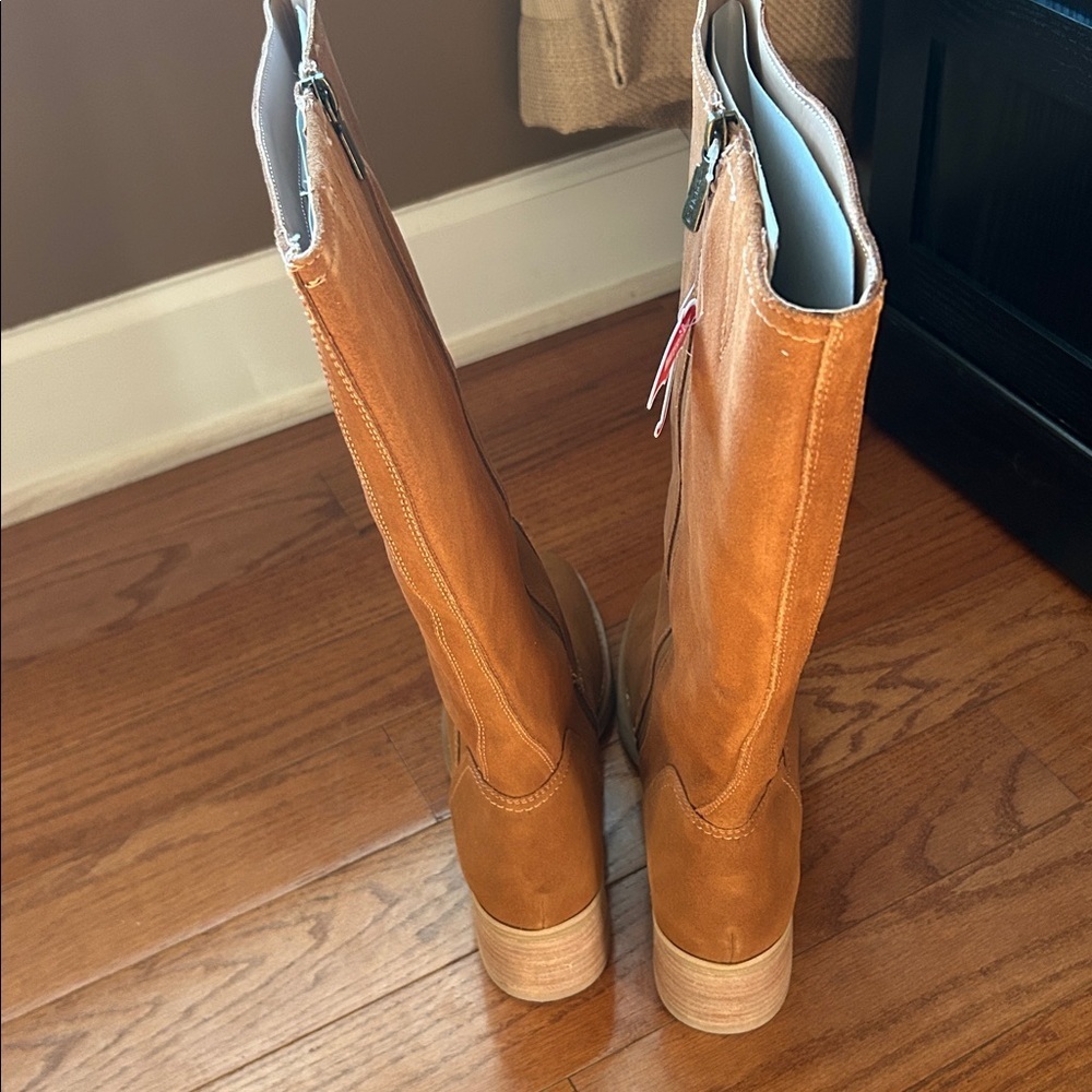 NEW Blondo Christian Waterproof Boot Women's Size 11 Tan Suede Tall MSRP $229 - Picture 7 of 12